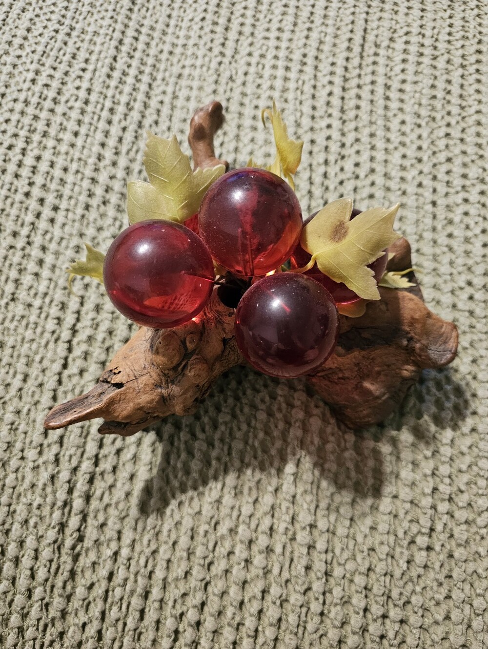 Vintage MCM Red Grape Decor